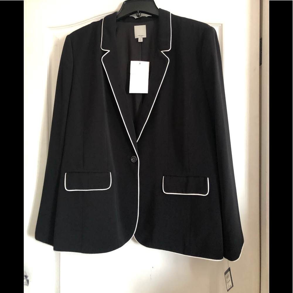 Halogen Piped Twill Jacket
